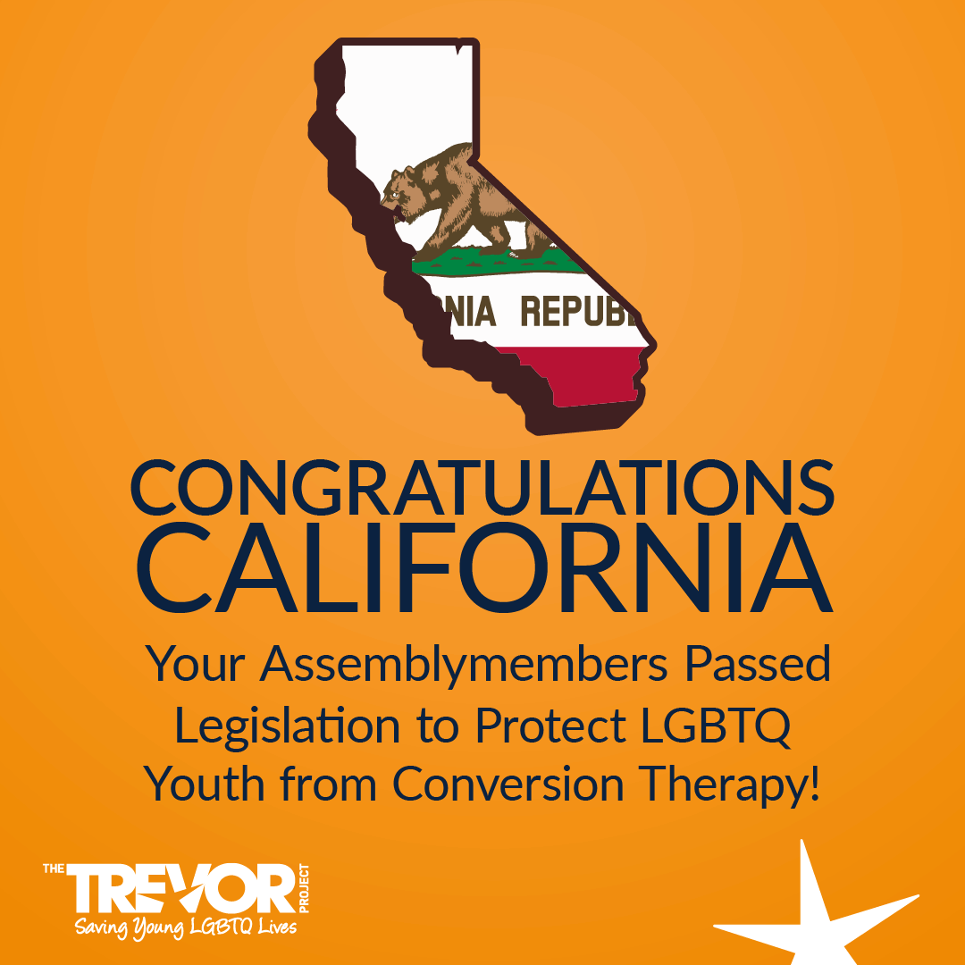 California Assembly Passes Bill to Ban Conversion Therapy With Major