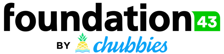 foundation 43 by Chubbies logo