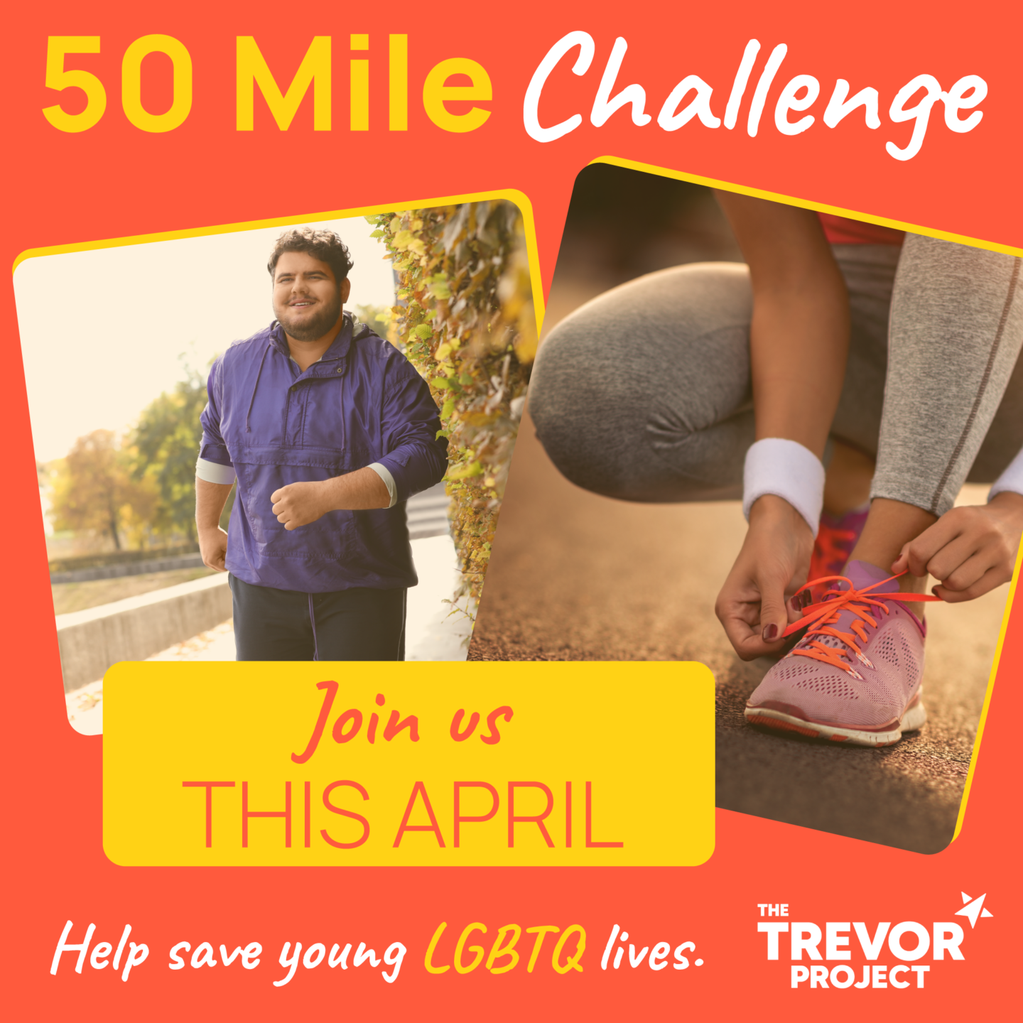 50 mile challenge. Join us this April