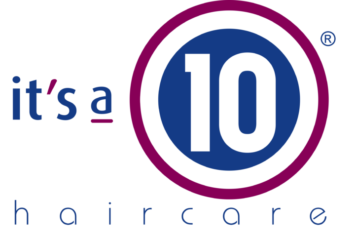 Its a 10 haircare logo