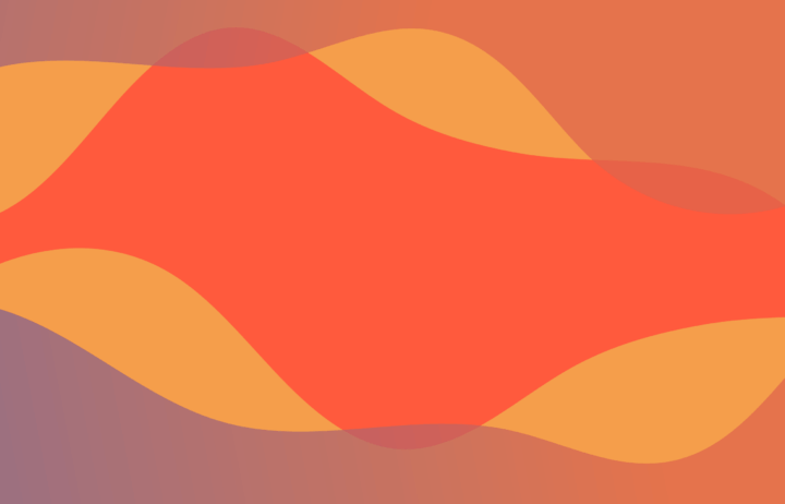 Textured animation image of orange and yellow