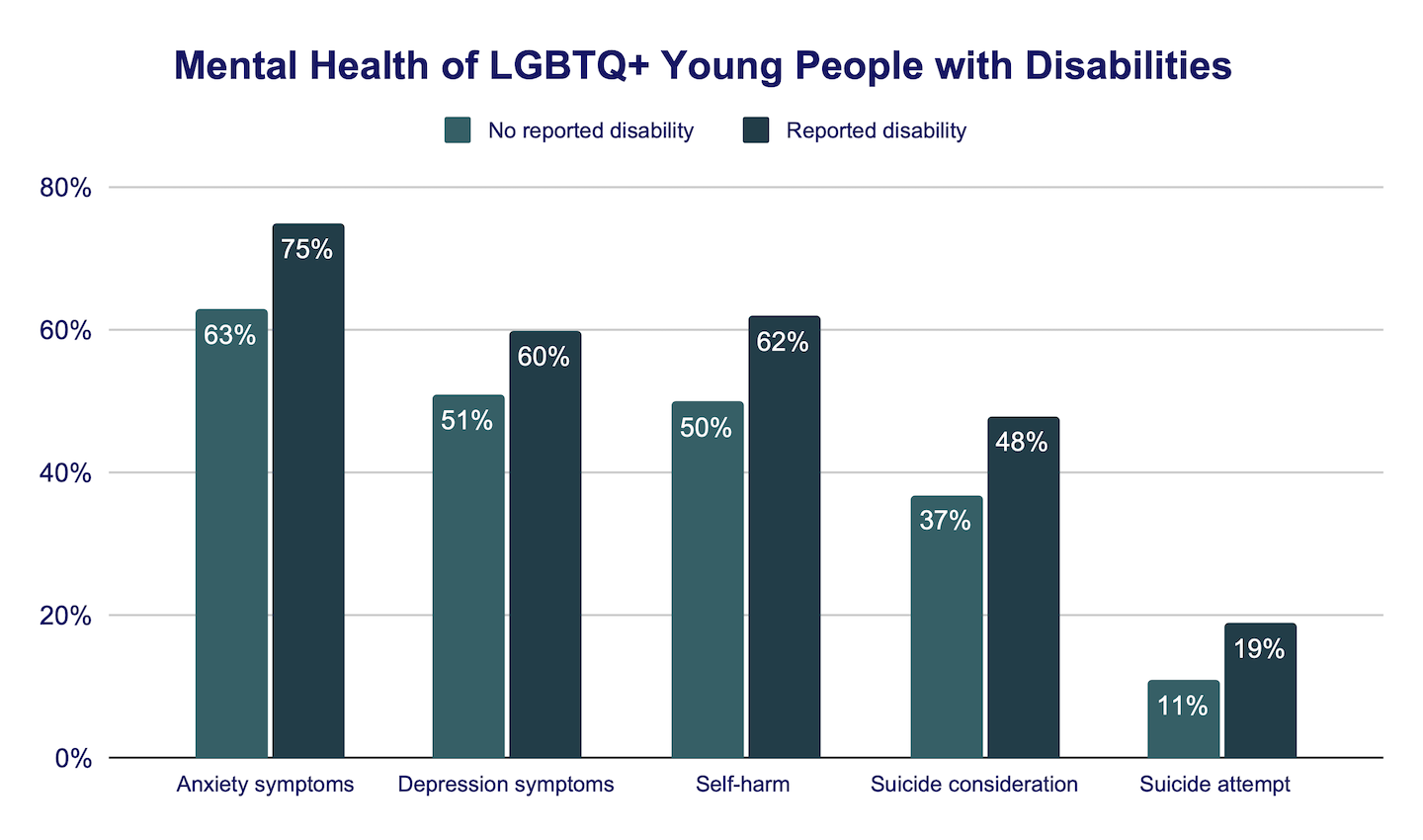 Mental Health of LGBTQ+ Young People with Disabilities